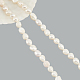 Nbeads perle barocche naturali perle keshi fili di perle PEAR-NB0001-49-8