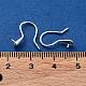 Crochets de boucles d'oreilles en forme de larme en argent sterling STER-H109-01-3
