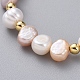 Pulseras de perlas naturales BJEW-JB04992-3