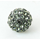 Abalorios de Diamante de imitación de arcilla polímero X-RB-H258-HD10mm-M-4