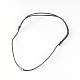 Adjustable Waxed Cotton Cord Pendant Necklaces NJEW-JN01488-1