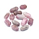 Fili di perline quarzo roso  naturale  G-F715-063-2