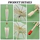 Chgcraft 14pcs 3 styles bricolage parapluie en papier kraft vierge DIY-CA0003-55-5