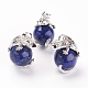 Naturales lapis lazuli colgantes G-G713-I08-1