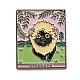 Cat Theme Tarot Card Enamel Pins JEWB-Z009-07B-1