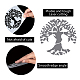 Gorgecraft Pochoir arbre de vie 12x12 DIY-WH0244-144-3