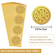 Self Adhesive Gold Foil Embossed Stickers DIY-WH0211-347-2