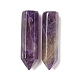 Natural Amethyst Pointed Pendants G-D460-01O-2
