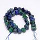 Natural Chrysocolla and Lapis Lazuli Beads Strands G-O041-M-2