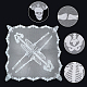 Poncho esqueleto de encaje de poliéster AJEW-WH0270-25-4