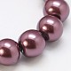 Chapelets de perles en verre nacré HY-12D-B07-1
