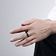 Fashionable 316L Titanium Steel Wide Band Rings for Men RJEW-BB07118-8-5