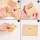 Papier kraft merci cartes de vœux et enveloppes en papier kraft DIY-PH0019-92-3
