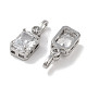 Латунные микро проложить кубического циркония подвески KK-C051-54P-02-2