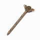 Tibetan Style Alloy Hair Stick Findings OHAR-WH0016-06A-2