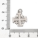 Латунные микро проложить кубического циркония подвески KK-P308-28P-3