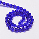 Imitate Austrian Crystal Bicone Glass Beads Strands GLAA-F029-5x5mm-06-2
