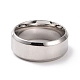 201 кольцо из нержавеющей стали для женщин RJEW-I089-13P-2