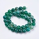 Chapelets de perles en agate à rayures naturelles/agates à bandes G-P364-01-10mm-2