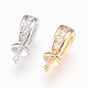 Tasse en laiton pendentif perle bails broches pendentifs X-KK-P150-17-1