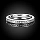 ロマンチックな真鍮キュービックジルコニア指輪  ニッケルフリー  サイズ8  プラチナ  18.1mm RJEW-BB02422-8P-2