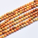 Brins de perles de jaspe impérial naturel G-A175B-6mm-07-1
