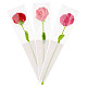 Fingerinspire 3 œillet tricoté à la main avec bouquet de fleurs AJEW-FG0001-80-1