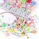 Kit de fabricación de juego de joyería para niños con cuentas y colgantes de colores bonitos diy DIY-LS0004-05-2