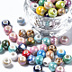 Perline di porcellana galvanica PORC-N006-001-3