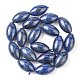Chapelets de perles en lapis-lazuli naturel G-K311-06-6