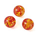 Resin Imitation Amber Beads CRES-TA0001-17-5