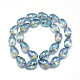 Fili di perle di vetro placcato EGLA-S136-01-2