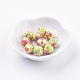 Perles en résine peintes par pulvérisation RESI-E009-12mm-05-2