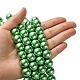 Eco-Friendly Glass Pearl Beads Strands HY-A008-14mm-RB008-4