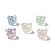 UV Plating Rainbow Iridescent Acrylic Beads PACR-M002-03-1