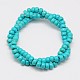 Synthetic Turquoise Beads Strands TURQ-G109-6x4mm-10-2