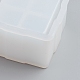 シリコーンギフトボックス型  レジン型  UVレジン用  エポキシ樹脂ジュエリー作り  正方形  ホワイト  65mm DIY-G017-J01-6