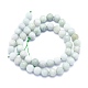 Natürliche myanmarische Jade / burmesische Jade-Perlenstränge G-K310-A27-8mm-2
