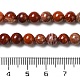 Fili di perline di diaspro rosso naturale in pelle di serpente G-H298-A02-02-5