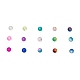Chapelets de perles en verre craquelé peints à la bombe CCG-JP0001-03B-2