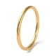Placcatura ionica (ip) 304 anello da dito semplice a fascia semplice in acciaio inossidabile per donna uomo RJEW-F152-04-2