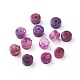 Fili di perle di pietra mica naturale di lepidolite / viola G-F626-01-B-3