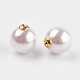 Poussoirs d'oreilles en perles acryliques OACR-WH0002-01C-2