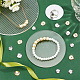 Gomakerer 40 pièces 4 styles de perles d'espacement en laiton KK-GO0001-34-4