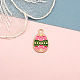 Pendentif d'émail en alliage&nbsp;EAER-PW0001-001D-1