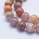 Chapelets de perles en agate naturelle du Botswana G-L478-42-12mm-2