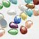 Faceted Glass Teardrop Cabochons GGLA-F010A-M-1
