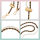 Catene regolabili per cinturini per borse con perline in imitazione di perle FIND-WH0417-74-3