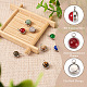 Fashewelry 9pcs 9 Stile natürliche gemischte Steincharme G-FW0001-28-5