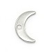 Trendy 304 Stainless Steel Moon Pendants STAS-O031-C05-3